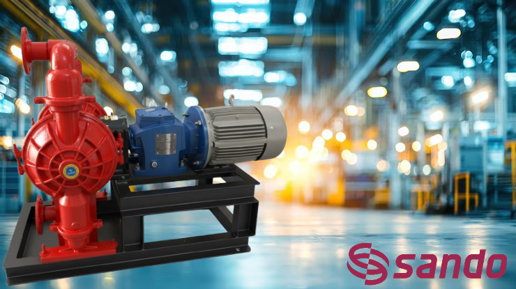 Sando Electric Diaphragm Pump transferring Lithium Iron Phosphate for EV batteries